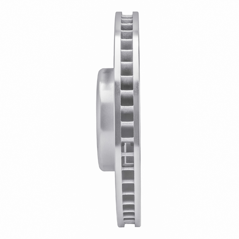 BMW i4 Brake Rotor (1) - Right Front - R1 Concepts - Drilled & Slotted - Silver - `16-`25